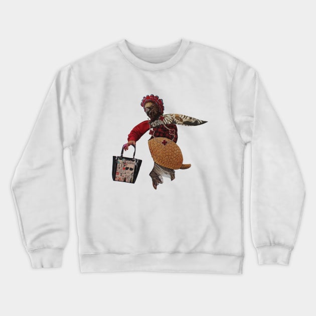 Granny GoesShopping Crewneck Sweatshirt by laurie3